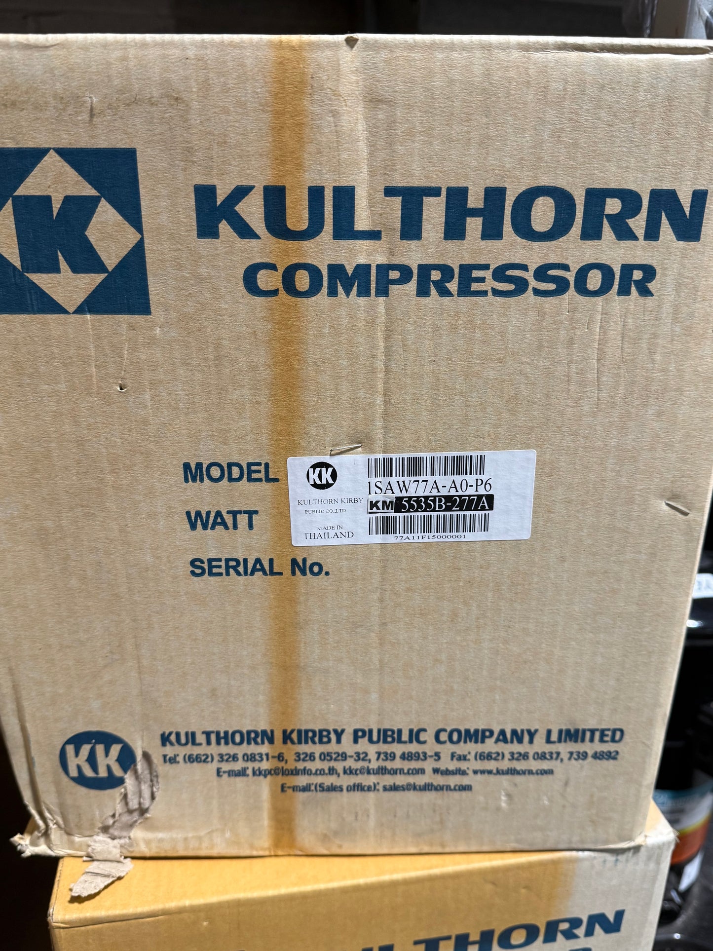 KM5535B-277A Kulthorn Refrigeration Compressor