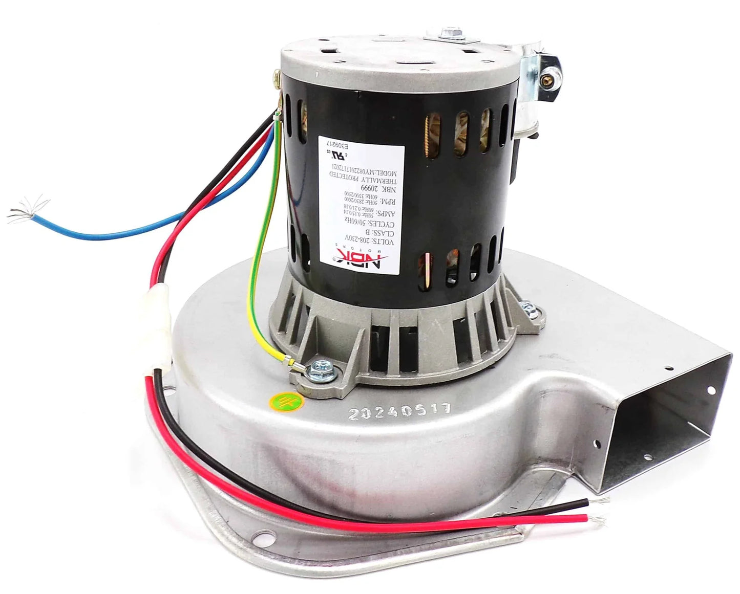 NBK-20999 INDUCER ASSEMBLY 208-230V, 50/60HZ 1/15 HP