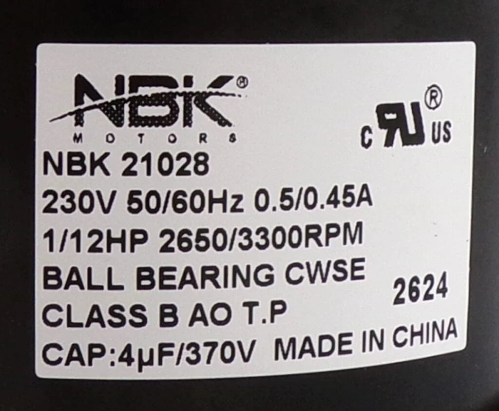 NBK-21028 DRAFT INDUCER 208-230V