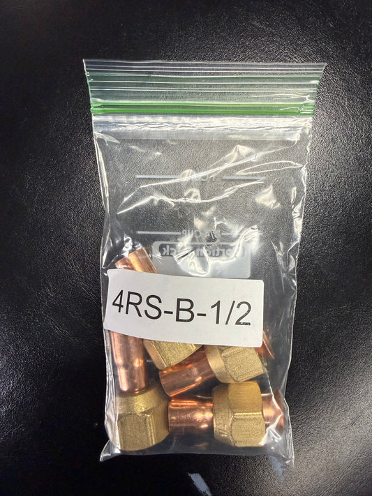 4 1/2" Swivel Flare to Solder Flare Nuts