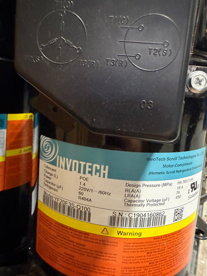 YF20E3S-Q100 Invotech Refrigeration Compressor
