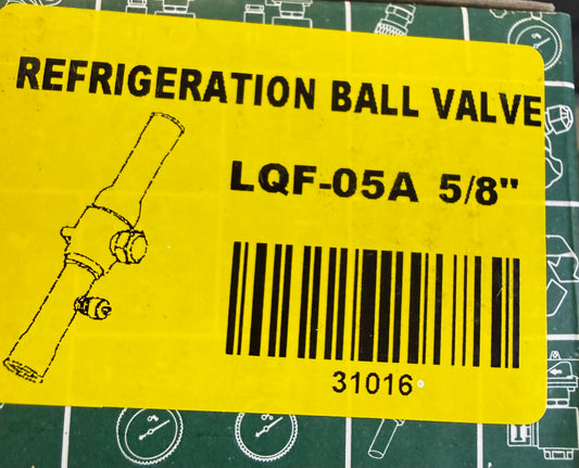 Refrigeration Ball Valve | LQF-05A 5/8"