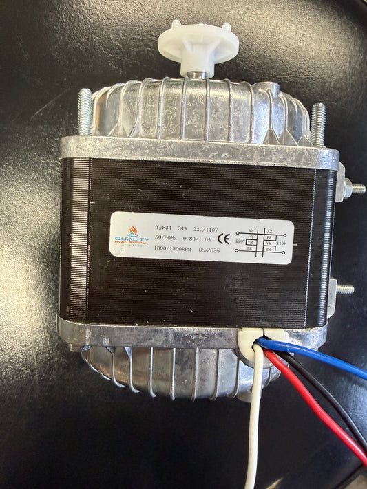 34 Watts Mulit-Voltage Pole Shaded Motor 110/220V